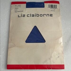 Vintage blue Liz Claiborne tights